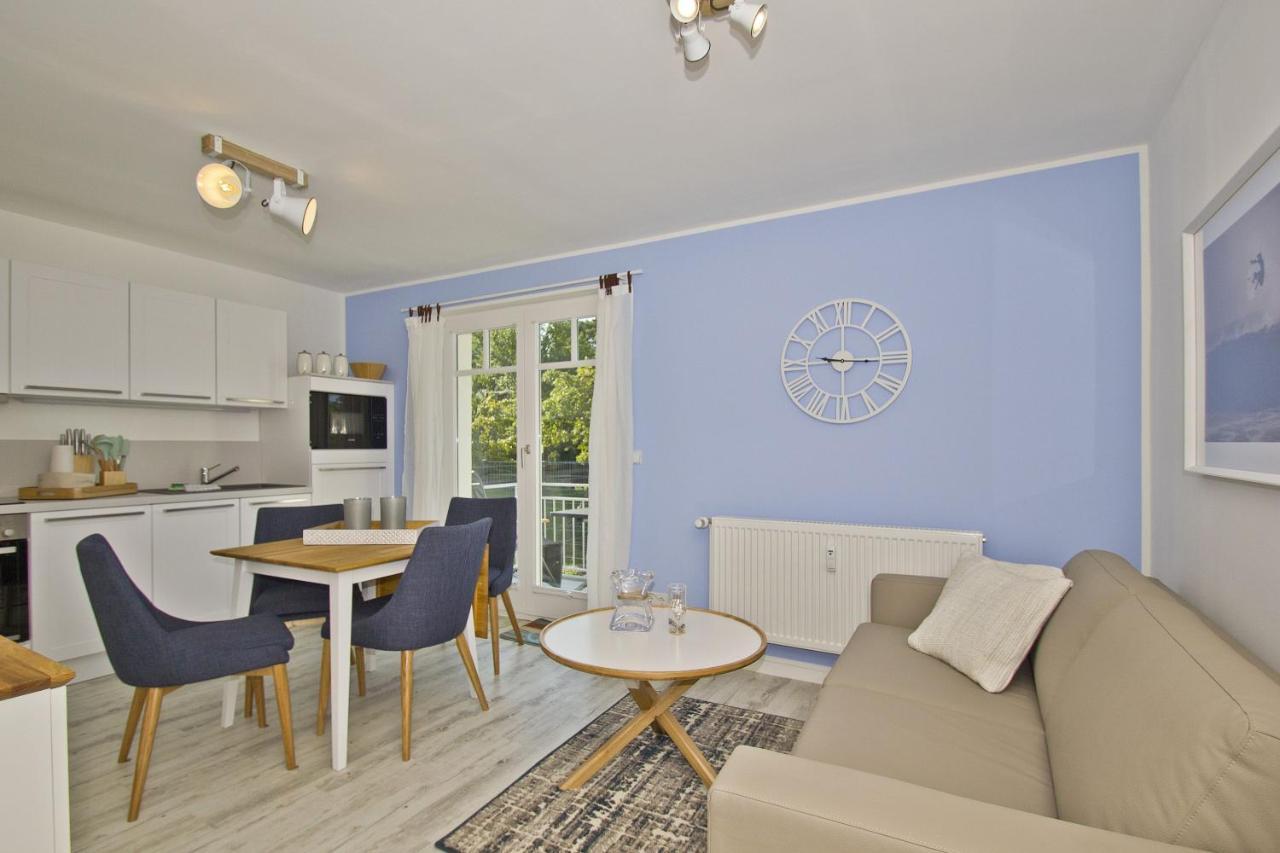 Moderne Ferienwohnung Mit Balkon, Meerblick - Ferienresidenz Zwei Boddenfewo 1-2 Lietzow Kültér fotó