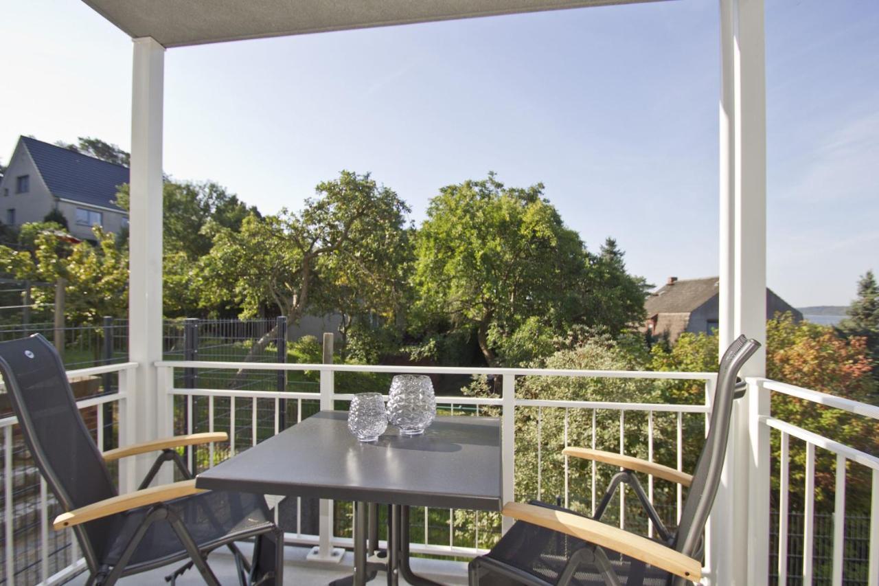 Moderne Ferienwohnung Mit Balkon, Meerblick - Ferienresidenz Zwei Boddenfewo 1-2 Lietzow Kültér fotó